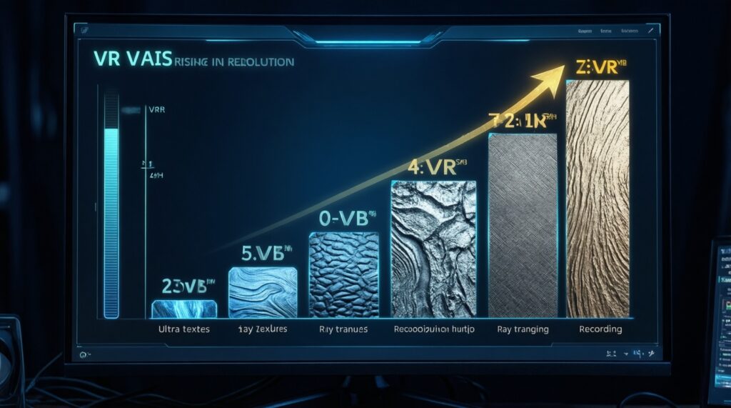 VRAM войны: 8/12/16+ ГБ - сколько нужно для современных игр в 1080p/1440p/4K - иллюстрация