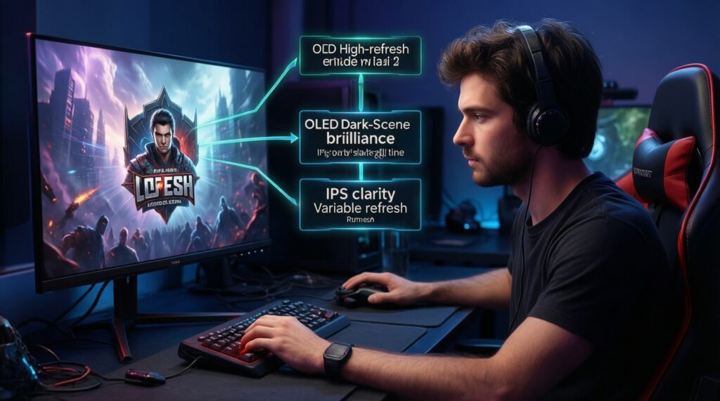 Монитор как апгрейд №1: 144/240/360 Гц, IPS vs OLED, VRR и что реально влияет на 