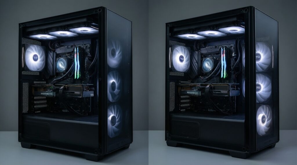 Воздушное охлаждение vs СЖО: тишина, температуры, риск и обслуживание - иллюстрация