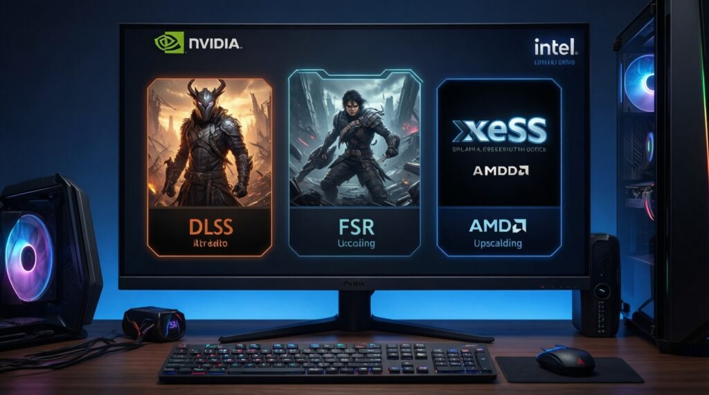 DLSS vs FSR vs XeSS: что лучше работает в реальном гейминге и почему - иллюстрация