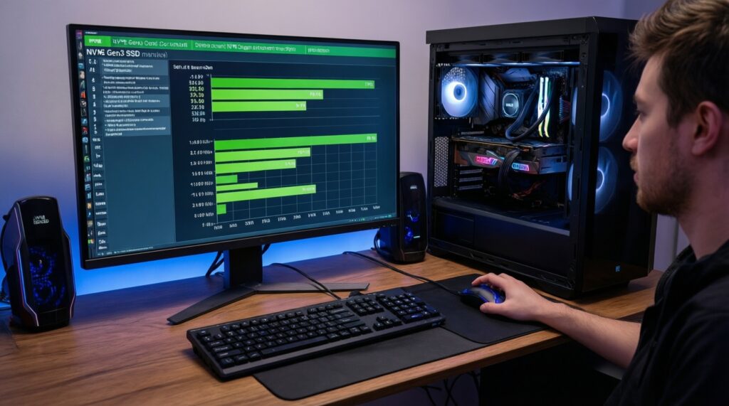 SSD NVMe Gen3/Gen4/Gen5: влияет ли скорость на загрузки и статтеры в играх - иллюстрация