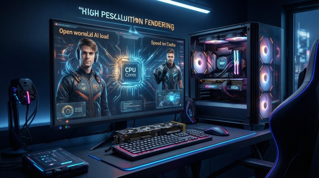 Intel vs AMD в играх: когда важнее частоты, а когда - кэш и архитектура - иллюстрация