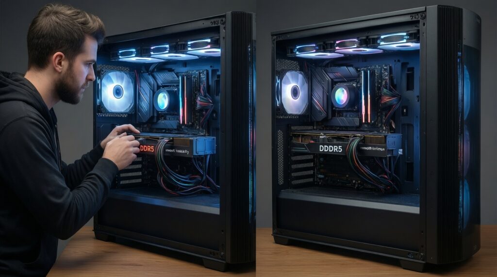 DDR4 vs DDR5: где прирост в играх, а где только в бенчмарках - иллюстрация