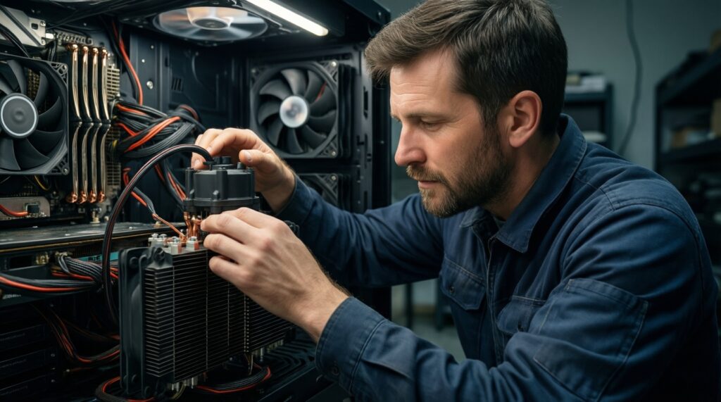 Воздушное охлаждение vs СЖО: что надежнее, тише и выгоднее на дистанции - иллюстрация