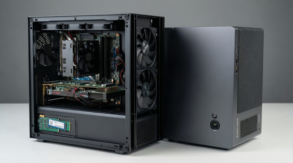 Гейминг на мини-ПК и ITX: компромиссы по температурам, шуму и апгрейду - иллюстрация