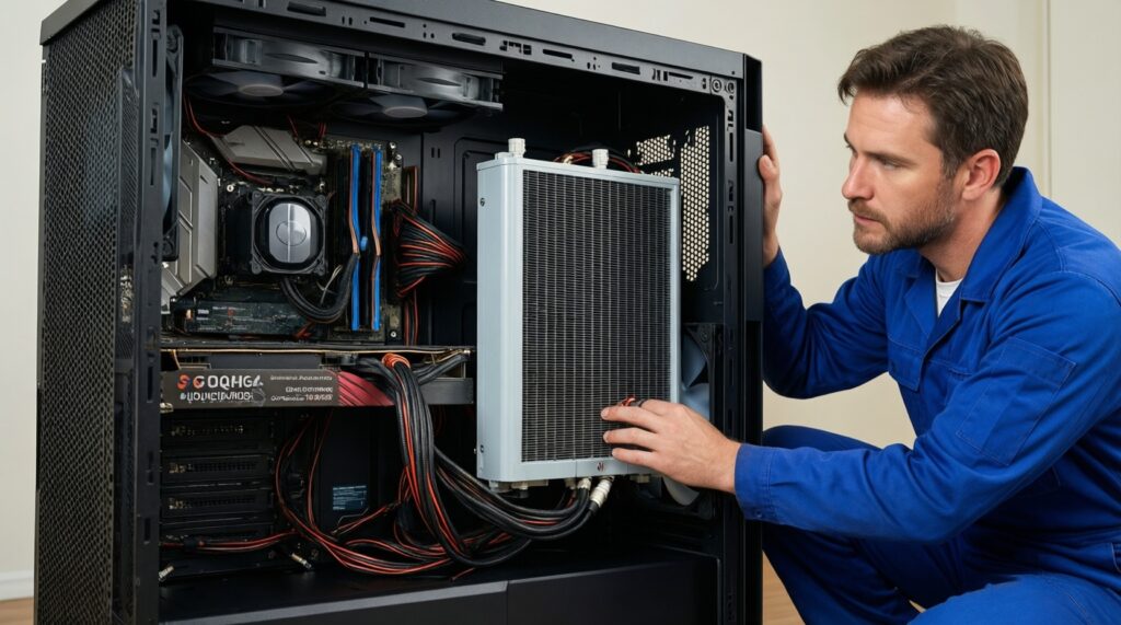 Охлаждение: воздушный топ vs СЖО - шум, температуры, стабильность и обслуживание - иллюстрация