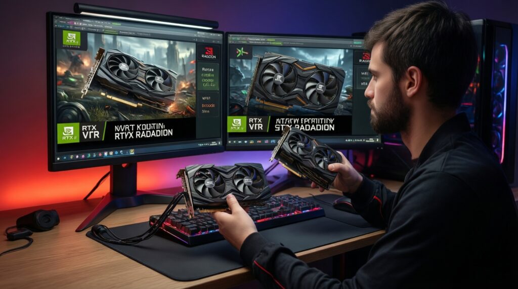 RTX vs Radeon в 2026: где реальная ценность - RT, FSR/DLSS, драйверы или цена за кадр - иллюстрация