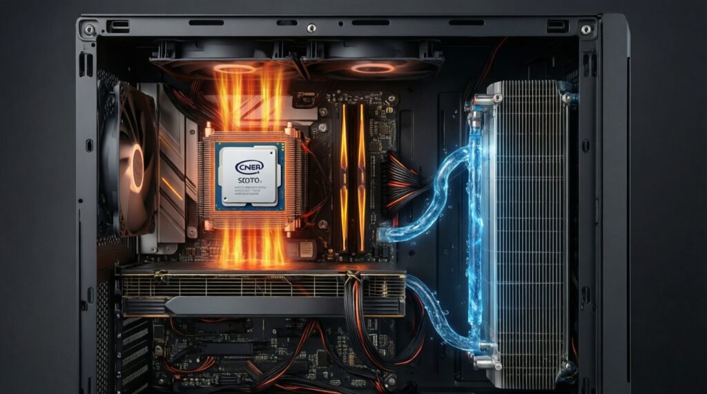 Воздушное охлаждение vs СЖО: тишина, температуры, риски и обслуживание - иллюстрация