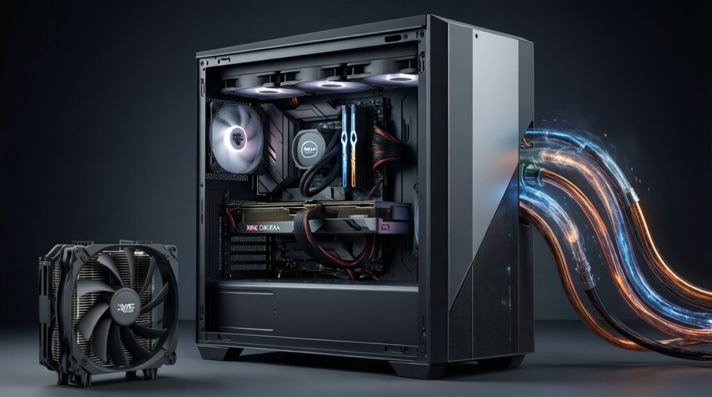 Воздушное охлаждение vs СЖО: тишина, температуры, риски и обслуживание - иллюстрация